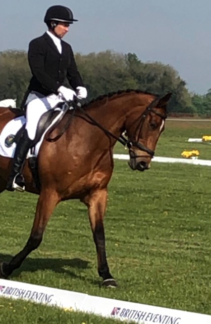 LARRISTON RED BAILEY AND DAN TITTERTON DRESSAGE AT THE BADMINTON MMCUP19