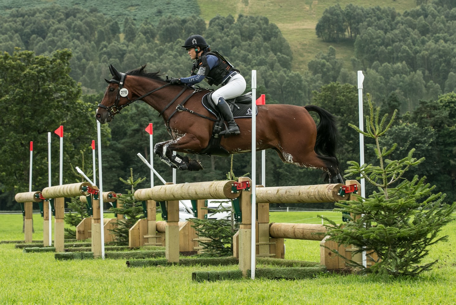 Giorgia Burns gets burnt at Blair in the CCI2*L