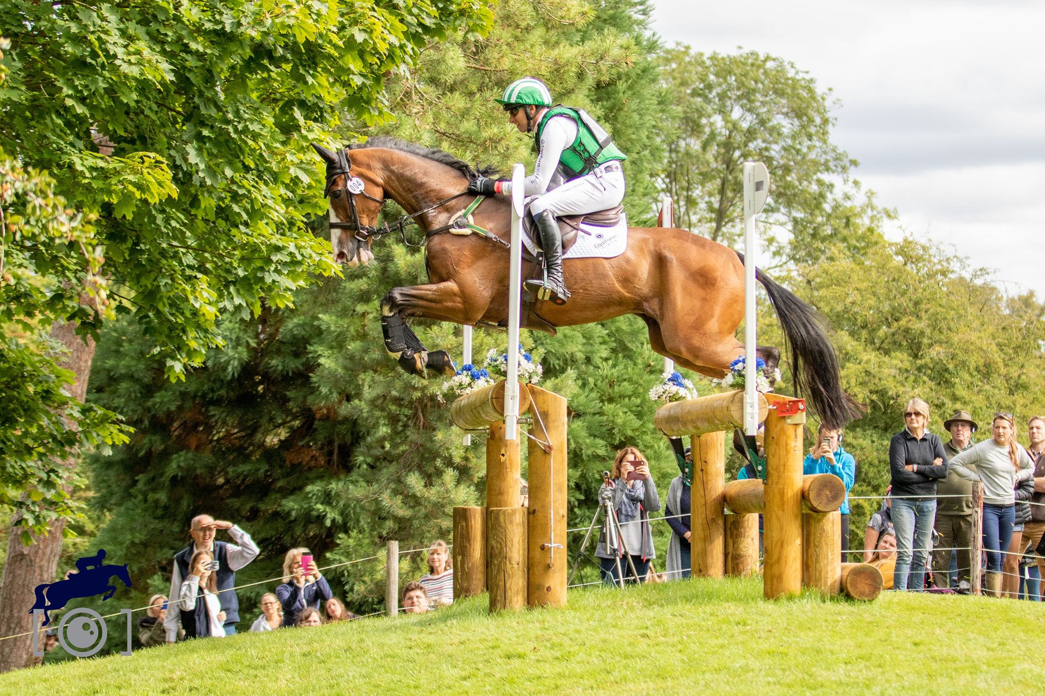 Michael Owen Completes the Cross Country at The Land Rover Burghley Horse Trials 2019