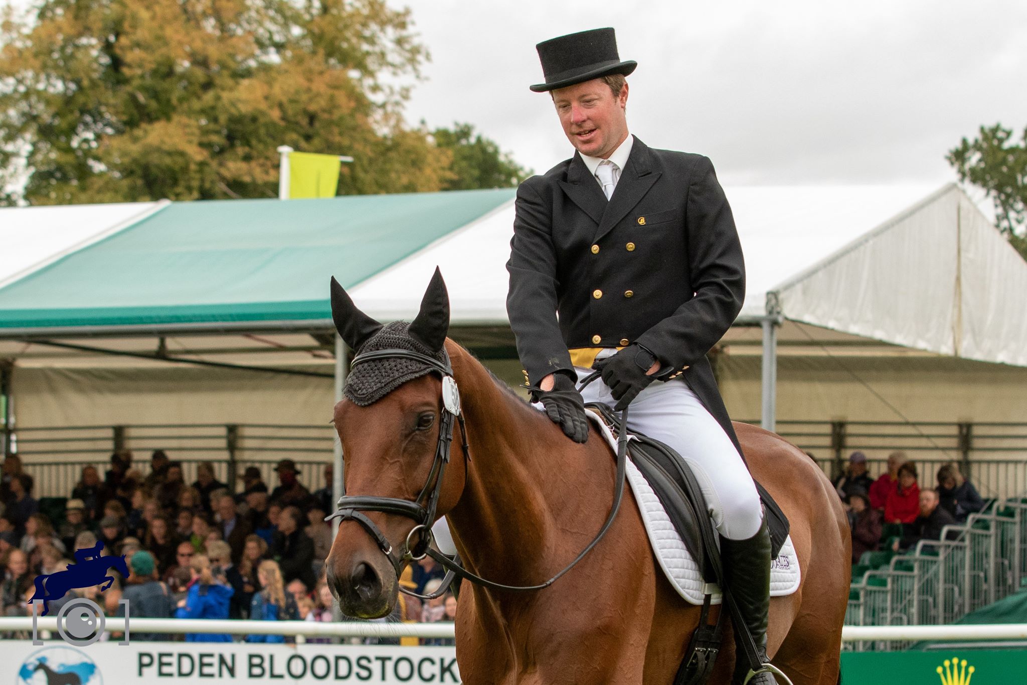 George Hilton-Jones and Efraim complete their first Burghley Dressage 2019