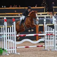 Time was tight is the Groundscare 1.25m amateur speed class as Melissa Races to the Finish Line